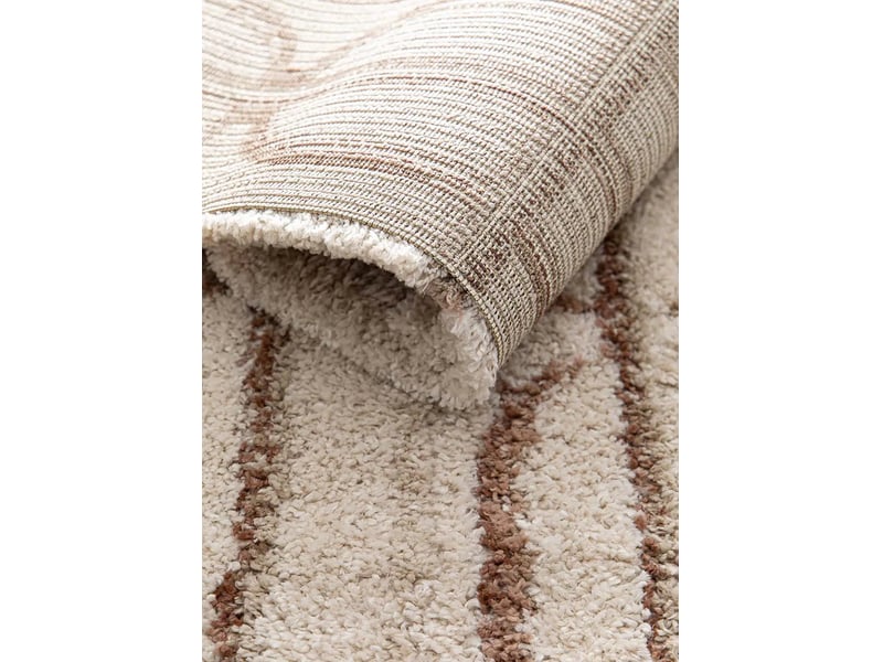  Tapis enfant shaggy scandinave crème rose, 120 x 170 cm 51734 - Conforama E