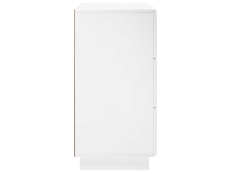  Buffet salon, buffet de rangement blanc 70x38x75 cm bois d'ingénierie  - Conforama E