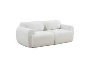 Canapé modulable, canapé de salon, facile à déplacer, format compressé, mousse haute résilience 30d, en tissu chenille