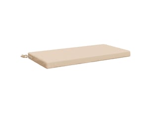 Coussin de banc, coussin d'assise, coussin de canapé soest 100 % polyester crème 60 x 40 x 5 cm cf53244