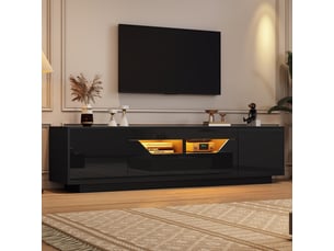 Meuble tv coloris noir 40 cm <strong>ATELIER CONFORTIEL</strong> <strong></strong>