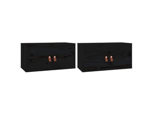Etagère 60 cm coloris noir  