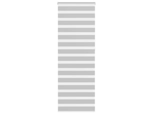 Store zèbre, store de fenêtre gris clair largeur du tissu 70,9 cm polyester cf48519