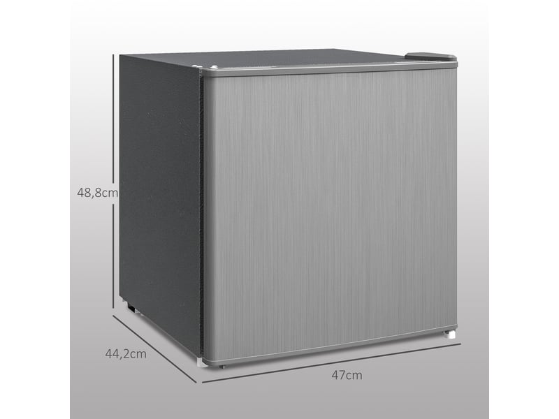  Mini congélateur température réglable de -14 à -24°c compact 35l - porte réversible classe e - 47x44,2x48,8cm - gris  - Conforama C