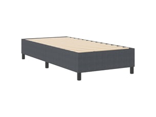 Lit simple 90x190 cm    coloris gris
