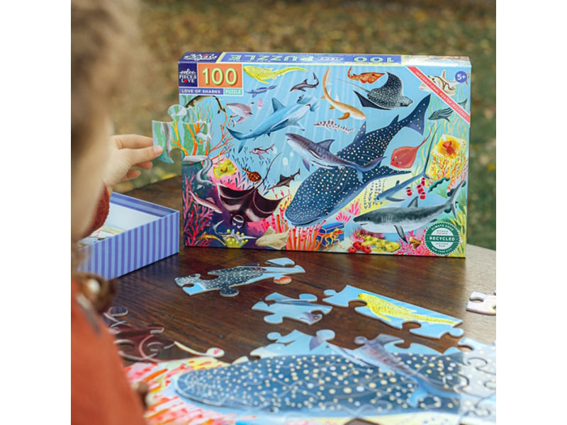  Love of sharks 100 piece puzzle PZSHK - Conforama C