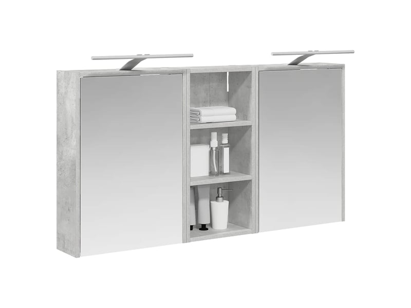  Ensemble de meubles de salle de bain 3 pcs 116x16x62.5 cm shl1245  - Conforama C