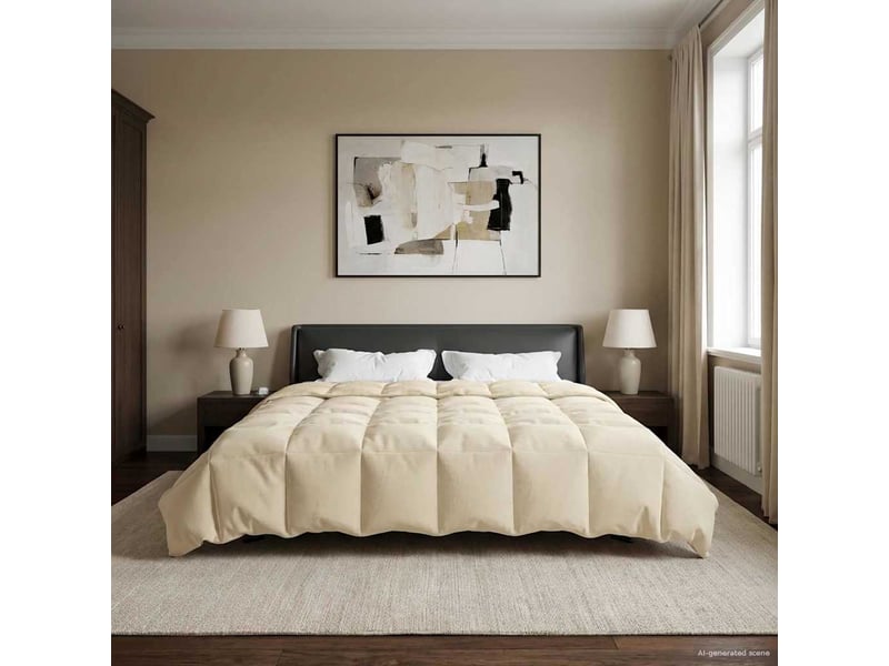  Duvet d'hiver - couette 200 x 220 cm hiver - couette microfibre (100% polyester)  - Conforama D