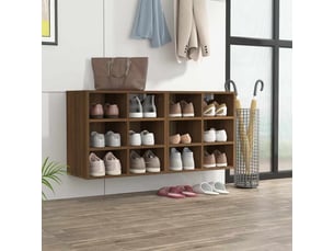 Meuble à chaussures 3 paire(s)  <strong></strong>  <strong></strong> coloris marron