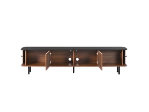 Meuble tv coloris bois foncé 190 cm MODENVIE
