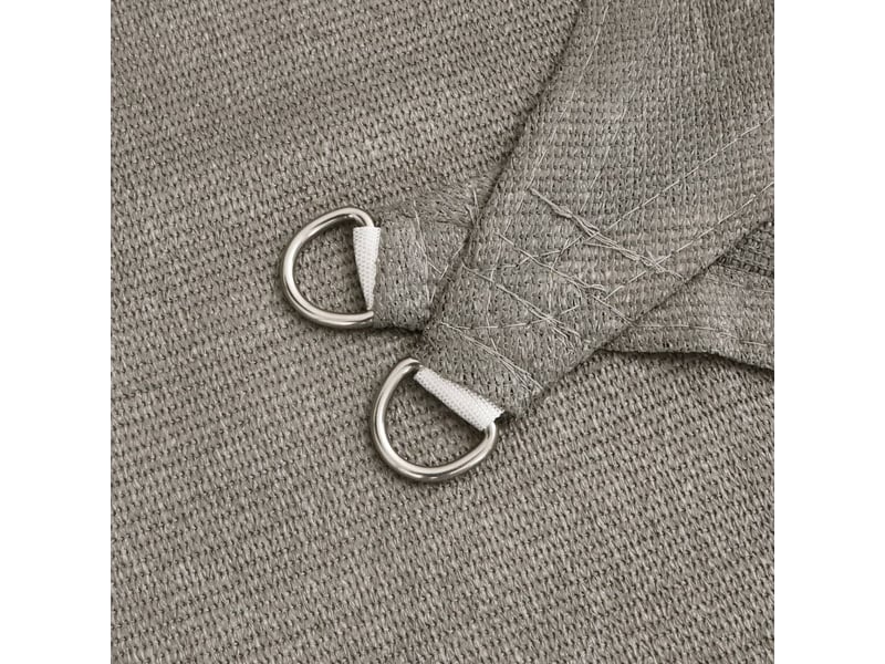  Voile d'ombrage - voile d'ombre - voile parasol 160 gm² rectangulaire gris clair 6x7 m pehd  - Conforama E