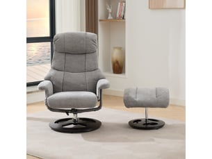 Fauteuil relax manuel MEULVA Tissu gris