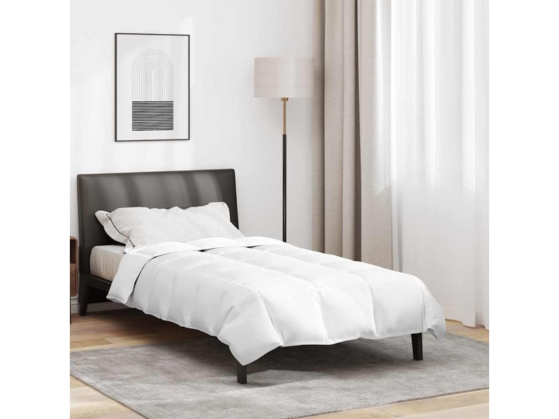  Couette - duvet 155 x 200 cm printemps, automne plume blanc respirant  - Conforama B
