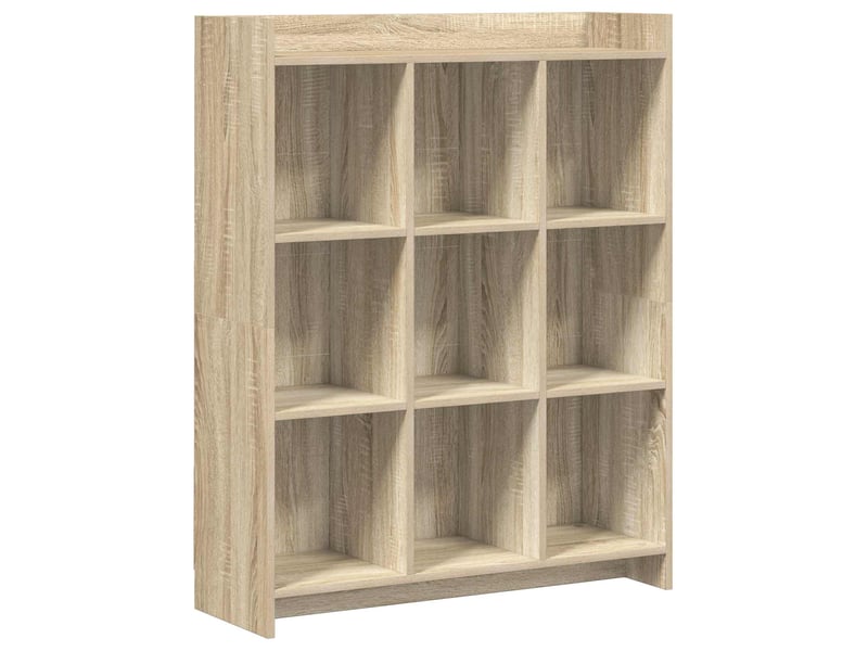  Bibliothèque, meuble de rangement salon chêne sonoma 87,5 x 30 x 111 cm bois d'ingénierie  - Conforama A