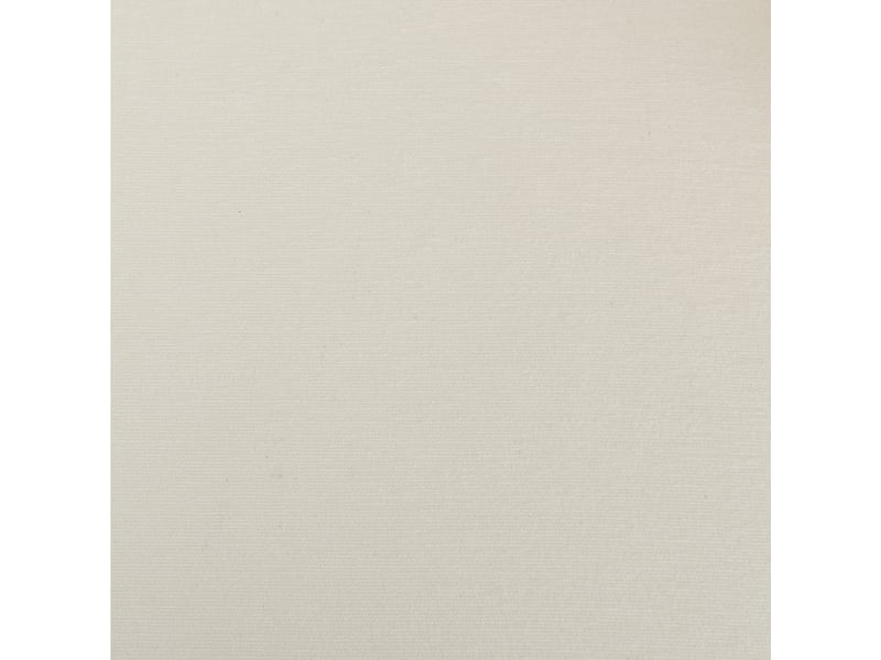  Lot de 6 chaises de salle à manger,51x50x81 cm,avec pieds dorés réglables,tissu,blanc  - Conforama E
