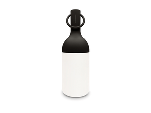 Petite lampe nomade en plastique noir-elo