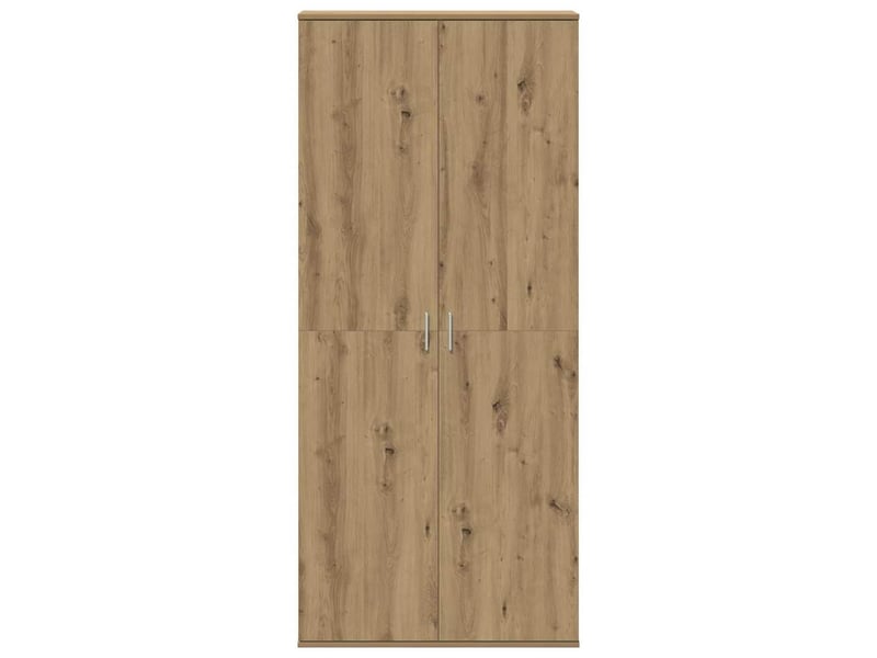  Buffet - bahut - meuble de rangement 80 x 35 x 180 cm bois d'ingénierie chêne artisanal  - Conforama E