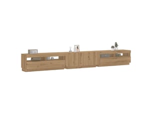 Meuble tv coloris marron 300 cm <strong></strong> <strong></strong>