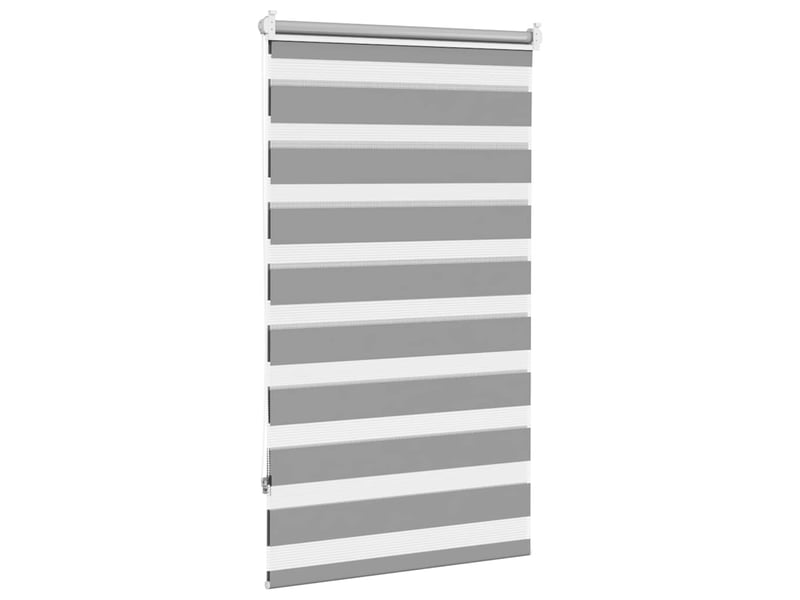 Store vénitien zébré, store de fenêtre 70,9 x 120 cm, largeur du tissu 66,7 cm, gris cf48234 - Conforama D
