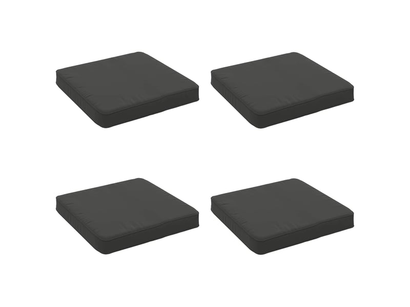  Lot de 4 coussins de siège, coussins d'assise vught 100 % polyester cf60664  - Conforama A