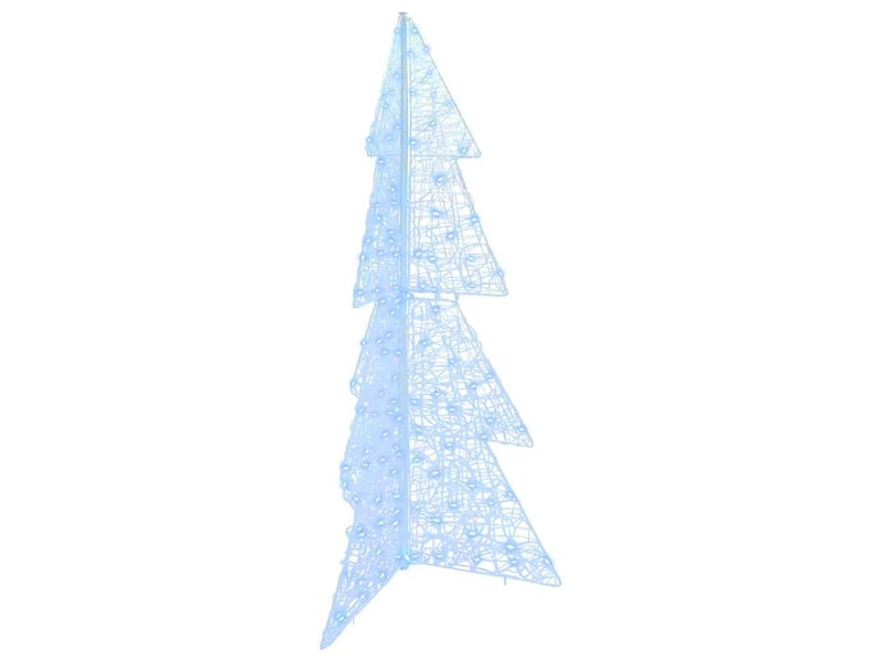  Sapin de noël - arbre de noël 160 led blanc froid 150 cm acrylique  - Conforama A