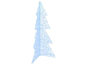 Sapin de noël - arbre de noël 160 led blanc froid 150 cm acrylique
