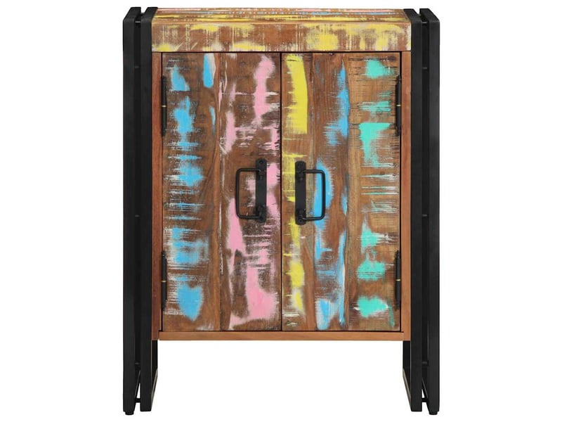  Meuble à chaussure, cabinet à chaussures 56x35x70 cm multicolore  - Conforama E