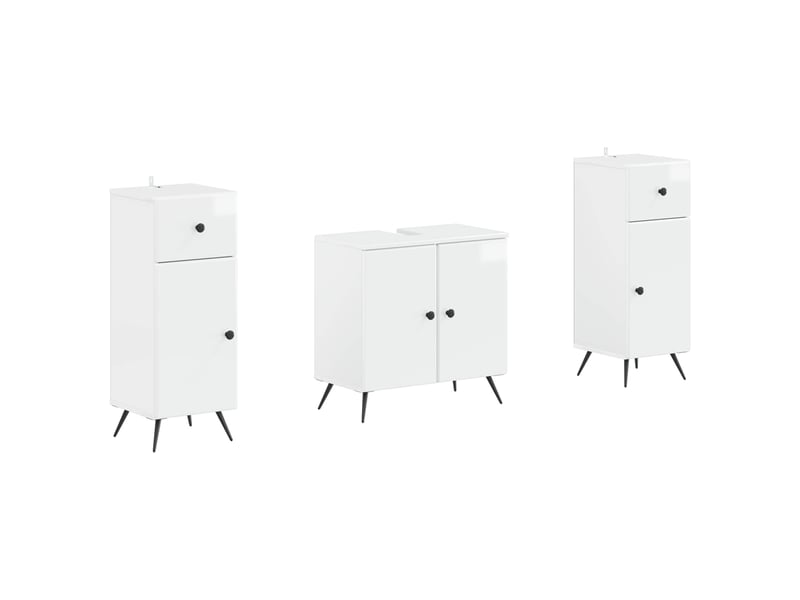  Ensemble de meuble de salle de bain 3 pièces breda cf63339  - Conforama A