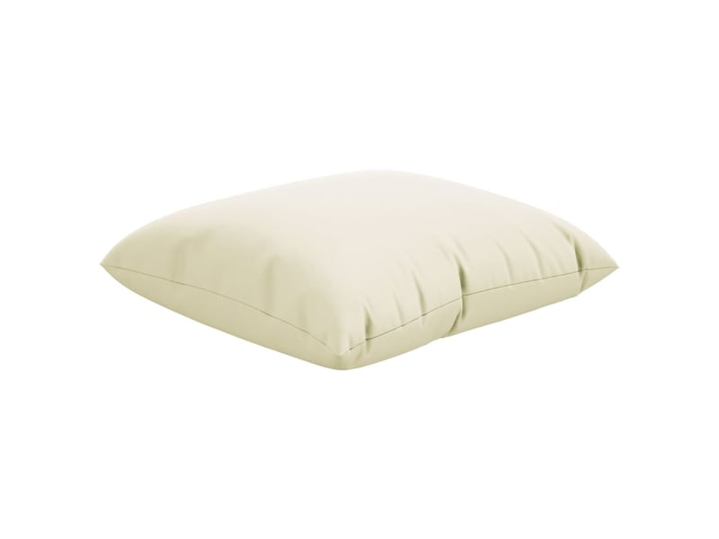 Lot de 4 coussins de canapé, coussins décoratifs crème 50x50 cm tissu cf59234  - Conforama E