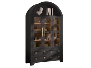 Buffet <strong></strong> <strong>Qualité haut de gamme</strong> - 110 cm coloris noir