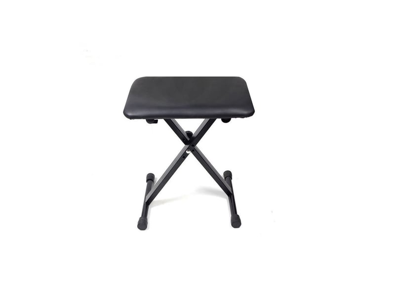Tabouret de repos de jambe hauteur pliable réglable noir - Conforama A
