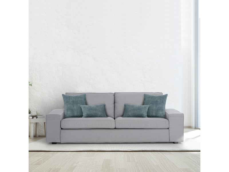 Housse de coussin d'angle turin 30 x 50 cm en 3 pièces, sans garniture  - Conforama C