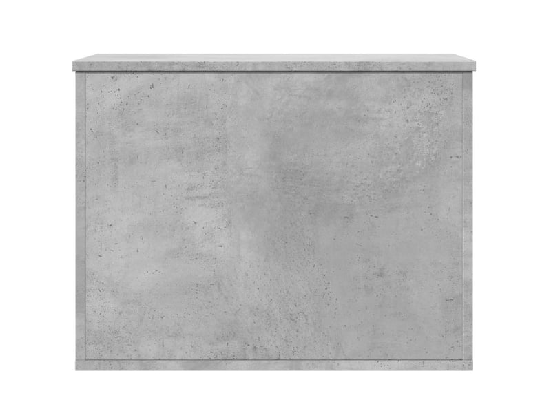  Boîte de rangement, coffre de rangement gris béton 60x42x46 cm bois d'ingénierie  - Conforama D