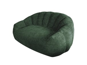Fauteuil fixe  <strong></strong> Tissu vert