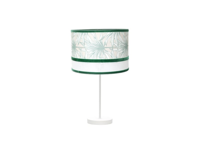  Lampe à poser fabrilamp caledonia blancvert 1 x e27 61 x 30 x 30 cm 248971106 - Conforama A