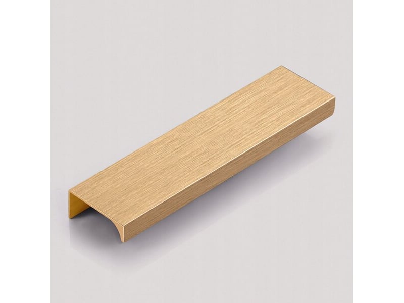  Profil de poignée d'angle de mobilier doré de 192 mm  - Conforama B