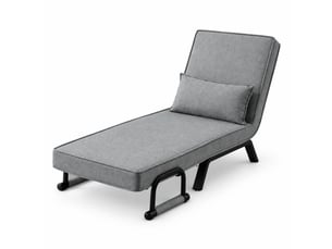 Fauteuil convertible DESVIAE Tissu gris