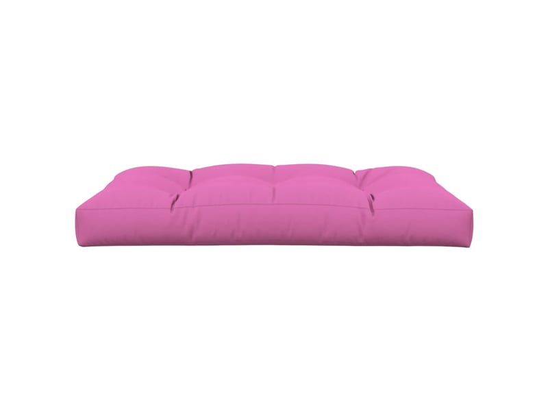  Coussin de palette, coussin de chaise, coussin de canapé rose 120x80x12 cm tissu cf55428  - Conforama E