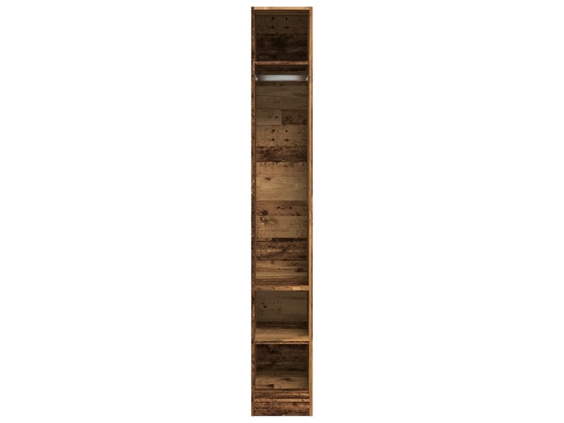 Garde-robe, armoire de rangement vieux bois 30x50x200 cm bois d'ingénierie shl97721  - Conforama D