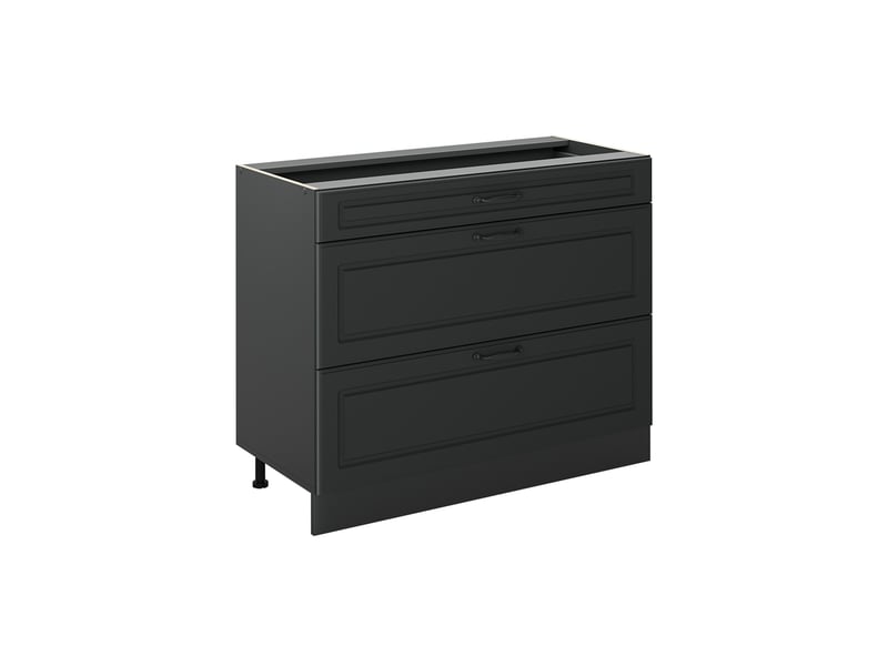 Vicco meuble cuisine, anthracite campagneanthracite, 100cm sans plan de travail - Conforama A