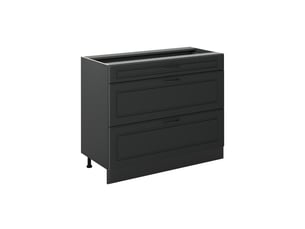 Vicco meuble cuisine, anthracite campagneanthracite, 100cm sans plan de travail