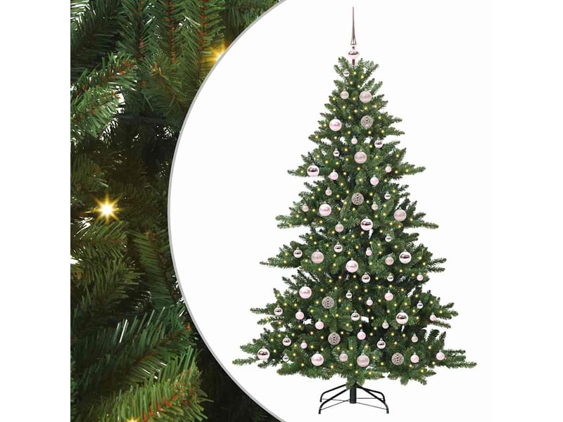  Sapin de noël artificiel, arbre de noël à branches articulées vert 180 cm shl7280  - Conforama A