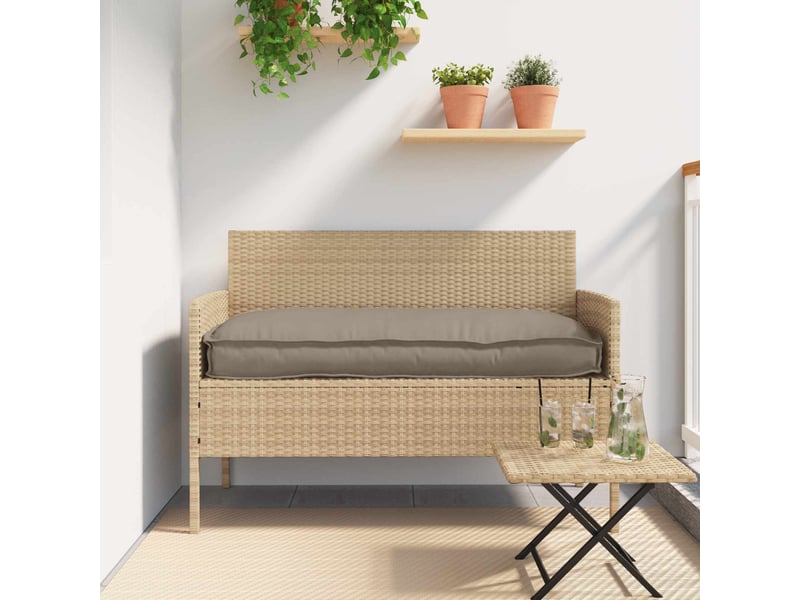  Coussin d'assise, coussin pour chaisecanapé tissu oxford taupe 120 x 60 x 12 cm cf56678  - Conforama D