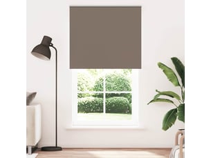 Store enrouleur occultant, store à rouleau café 140x230cm largeur du tissu cf45677