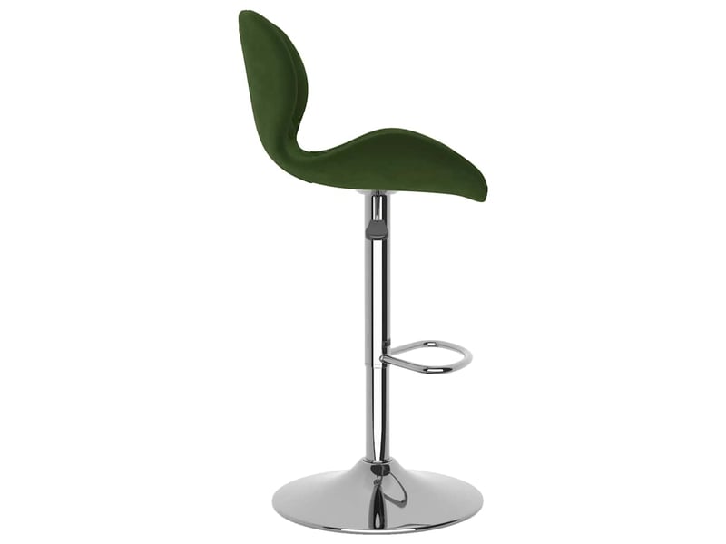  Lot de 2 tabouret de bar, chaise de bar vert foncé velours shl22063  - Conforama E