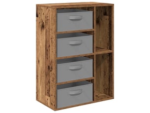 Buffet - bahut - meuble de rangement bois ancien 60 x 33,5 x 84 cm