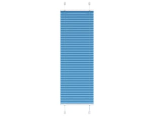 Store plissé, store de fenêtre bleu 40x150 cm largeur du tissu 39,4 cm polyester cf46789