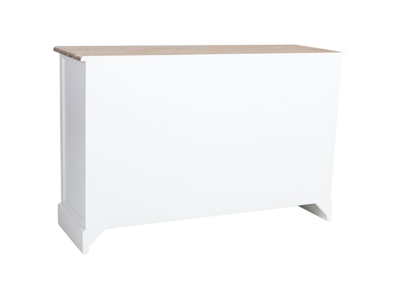  Buffet en bois marron 124x40x80 cm h  - Conforama E