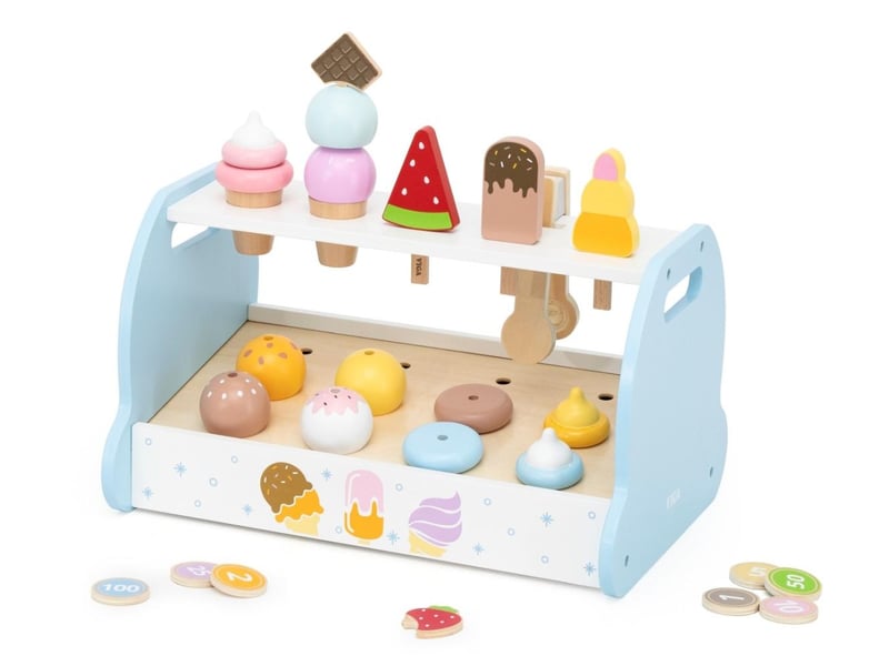 Marchande en bois viga 44842 polarb - mini glacier pâtisserie 6971608448423 - Conforama D