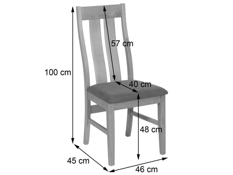  Lot de 6 chaises de salle à manger hwc-m58, chaises de cuisine, chaises à dossier, tissutextile, bois massif - structure claire, terracotta  - Conforama C